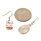 Boucles d'oreilles pendantes en alliage d'émail sur le thème de Pâques EJEW-JE05497-03-3