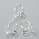 Plastic Clip-on Earring Findings KY-P001-09A-1