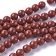 Chapelets de perles en jaspe rouge naturel X-G-F348-01-8mm-A-2