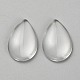 Cabochons en verre&nbsp;LS-GLAA-WH0038-50-1