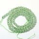 Natürlichen grünen Aventurin Perlen Stränge G-M037-4mm-01-2