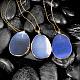 Natural Agate Oval Pendant Necklaces NJEW-BB00057-01-2