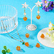 Perle di lampwork fatte a mano da 4 pz&nbsp;LAMP-TA0002-24A-7