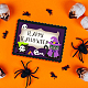GLOBLELAND Halloween Cut Die Pumpkin Cat Bat Carbon Steel Die Cuts Spider Ghost Embossing Mould for Scrapbooking Card DIY Craft DIY-WH0309-273-2