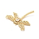 Brass Pave Clear & Jet Cubic Zirconia Connector Charms KK-H434-05G-3