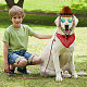 Chgcraft 3 pz pet cowboy costume set cappello bandana sciarpa fazzoletto e occhiali da sole per gattino cucciolo gatto cane festa festival natale accessori decorazione halloween AJEW-CA0003-84-6