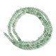 Verde naturale quarzo fragola fili di perline G-Z034-A02-02-3