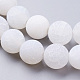Chapelets de perles en agate naturelle craquelée X-G-G055-10mm-5-3
