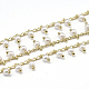 Handmade Imitation Pearl ABS Beaded Chains CHC-O003-12G-2
