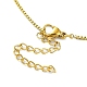 Collane con ciondolo in acciaio inossidabile 304&nbsp;NJEW-K264-01G-3