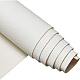 イミテーションレザー  服飾材料  ホワイト  33x140cm DIY-WH0143-08A-2